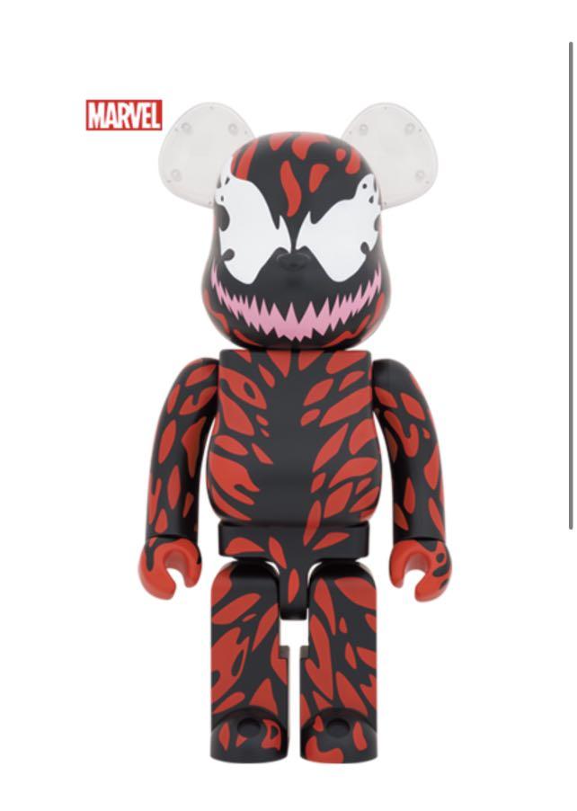 BEARBRICK SPIDER-MAN (CARNAGE) 血蜘蛛, 興趣及遊戲, 玩具& 遊戲類