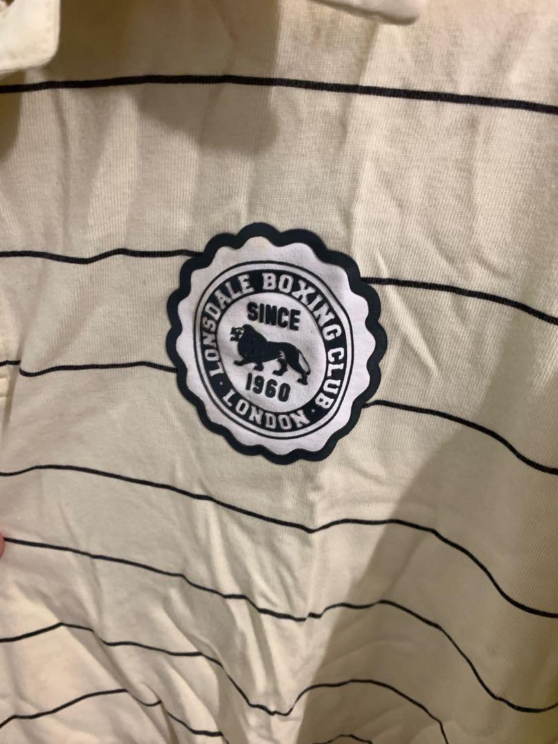 Beige LONSDALE Polo Shirt (Category: Tshirts & Polo Shirts ) located in Makati City. Submitted by thelevatron (Listing ID 1177527995, Image 3). Description: Beige LONSDALE Polo Shirt Size: XL on tag (21x27) Condition: 9/10 Price: PHP 150 + SF.