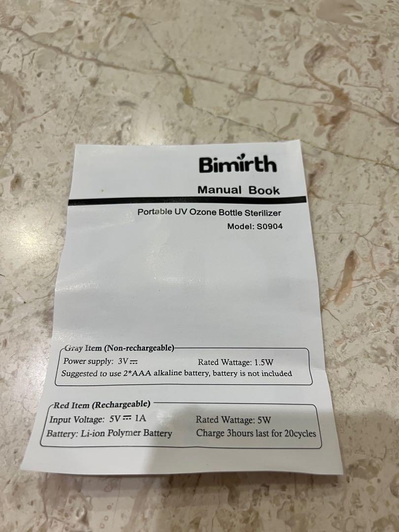 Bimirth clearance uv sterilizer