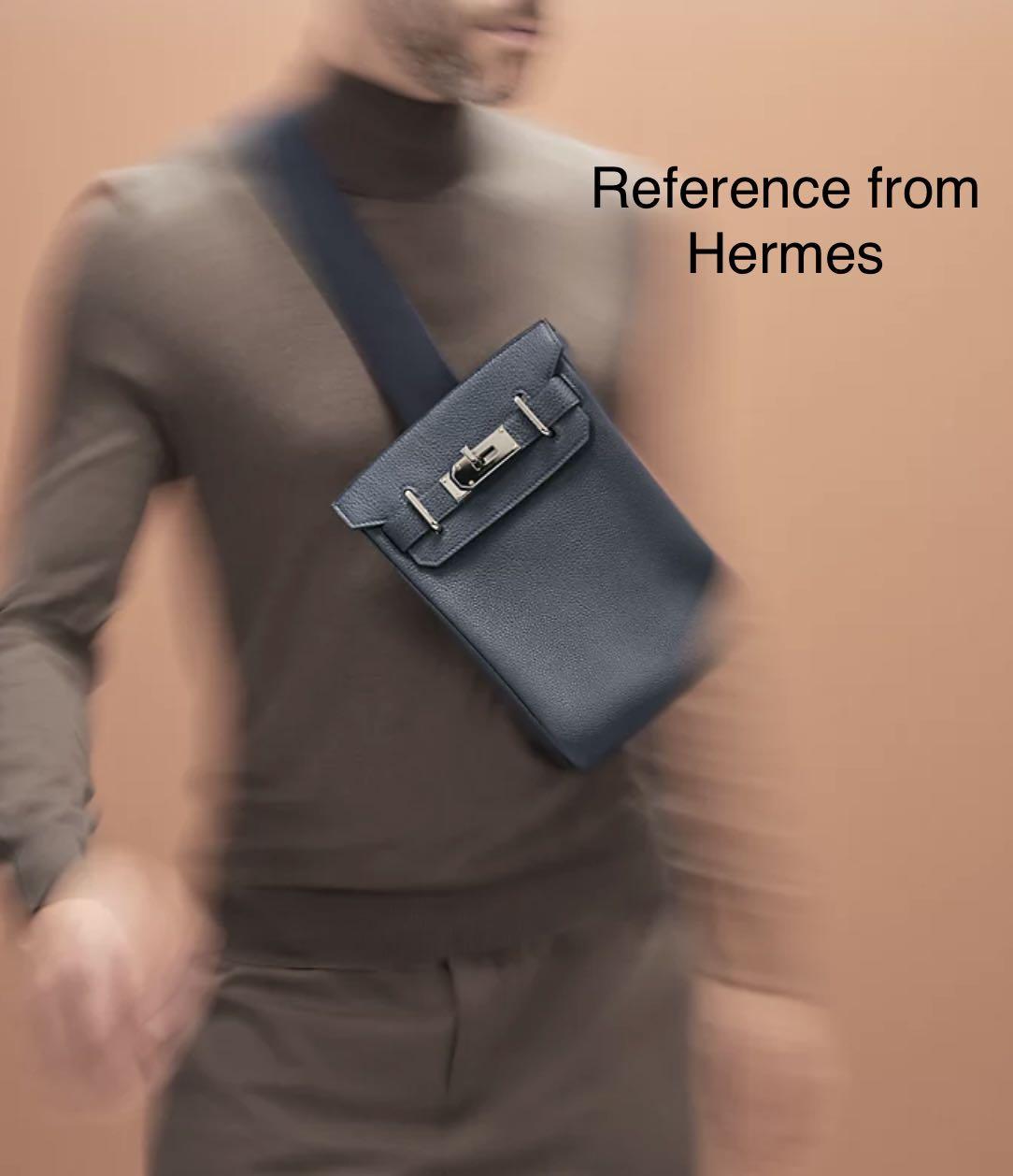 Hermes Hac a Dos GM Bleu Nuit, Luxury, Bags & Wallets on Carousell