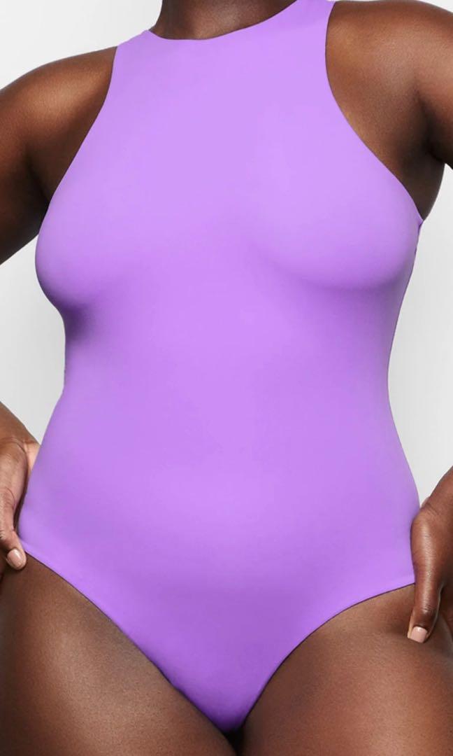 FITS Fits Everybody High Cut Bodysuit - Ultra Violet