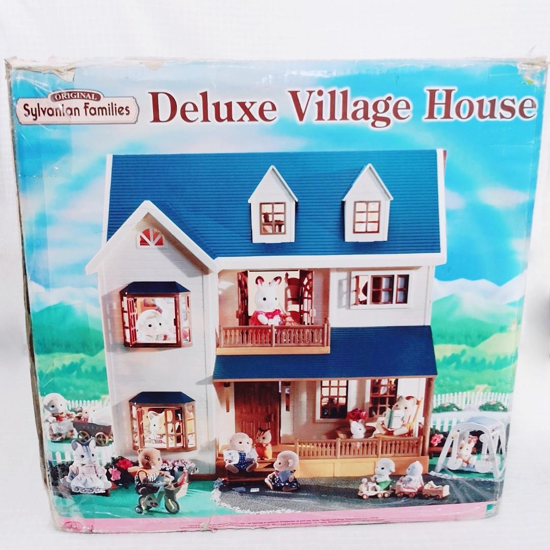 Sylvanian deluxe village house discount