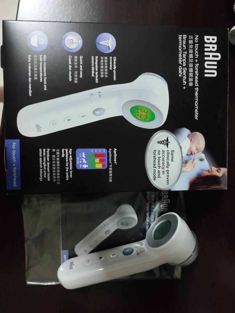 Braun baby thermometer, Health & Nutrition, Thermometers on Carousell