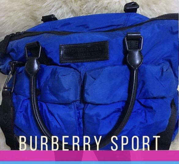 Burberry sport travel bag, Luxury, Bags & Wallets on Carousell