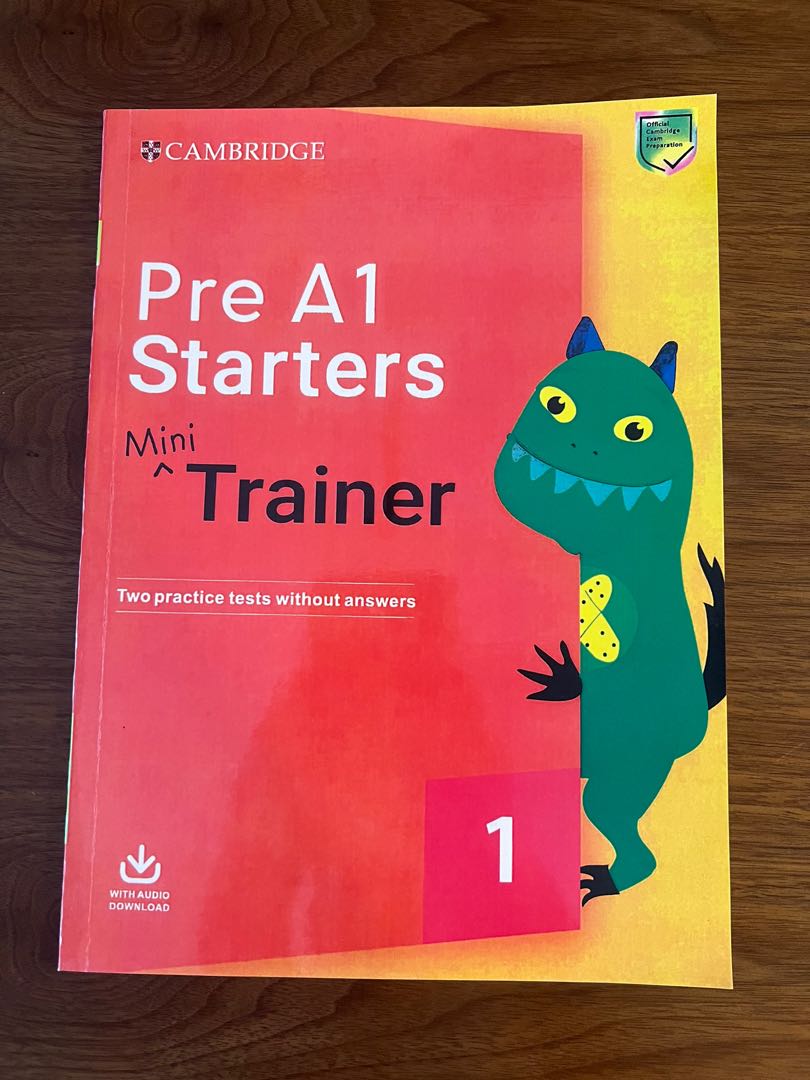 Cambridge Pre A1 Starters (Mini Trainer), 興趣及遊戲, 書本 & 文具, 補充練習 - Carousell