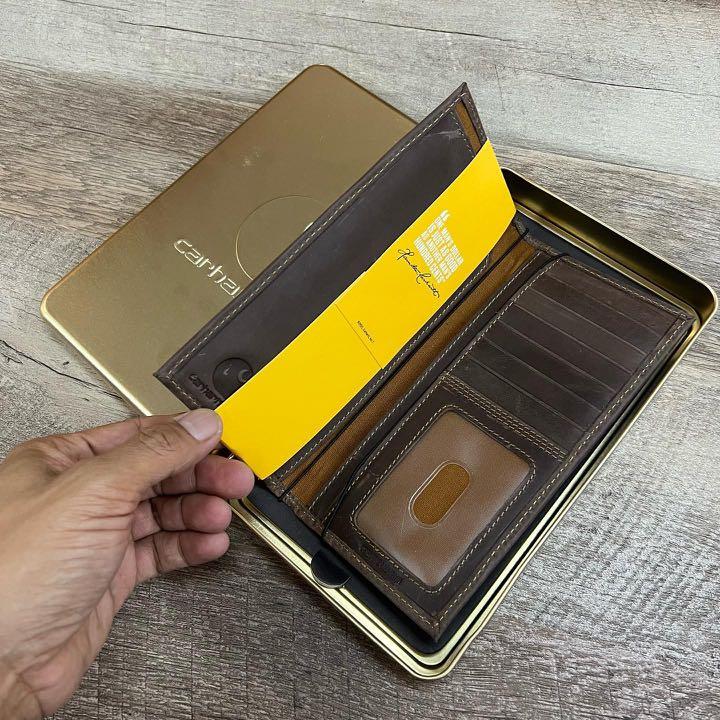 CARHARTT LEATHER TRIPLE STITCHED RODEO WALLET