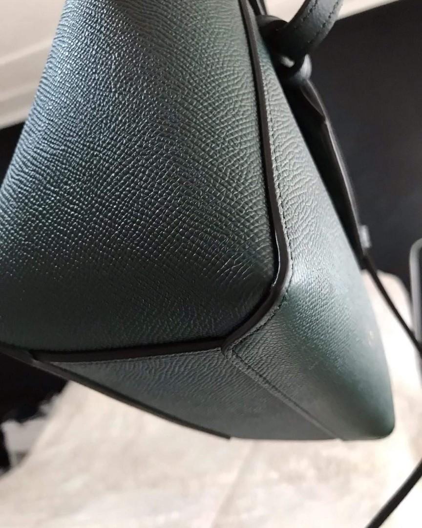 Celine 🔥🔥🔥❗️ (Category: Luxury Bags & Wallets) located in Quezon City. Submitted by luckydana (Listing ID 1177518359, Image 3). Description: All must go sale🔥🔥🔥 Authentic ❗️❗️❗️ complete excellent condition Celine microbeltbag Celine Nano belt bag in grained calf skin Almost new Color: Amazone With dust bag and care card.
