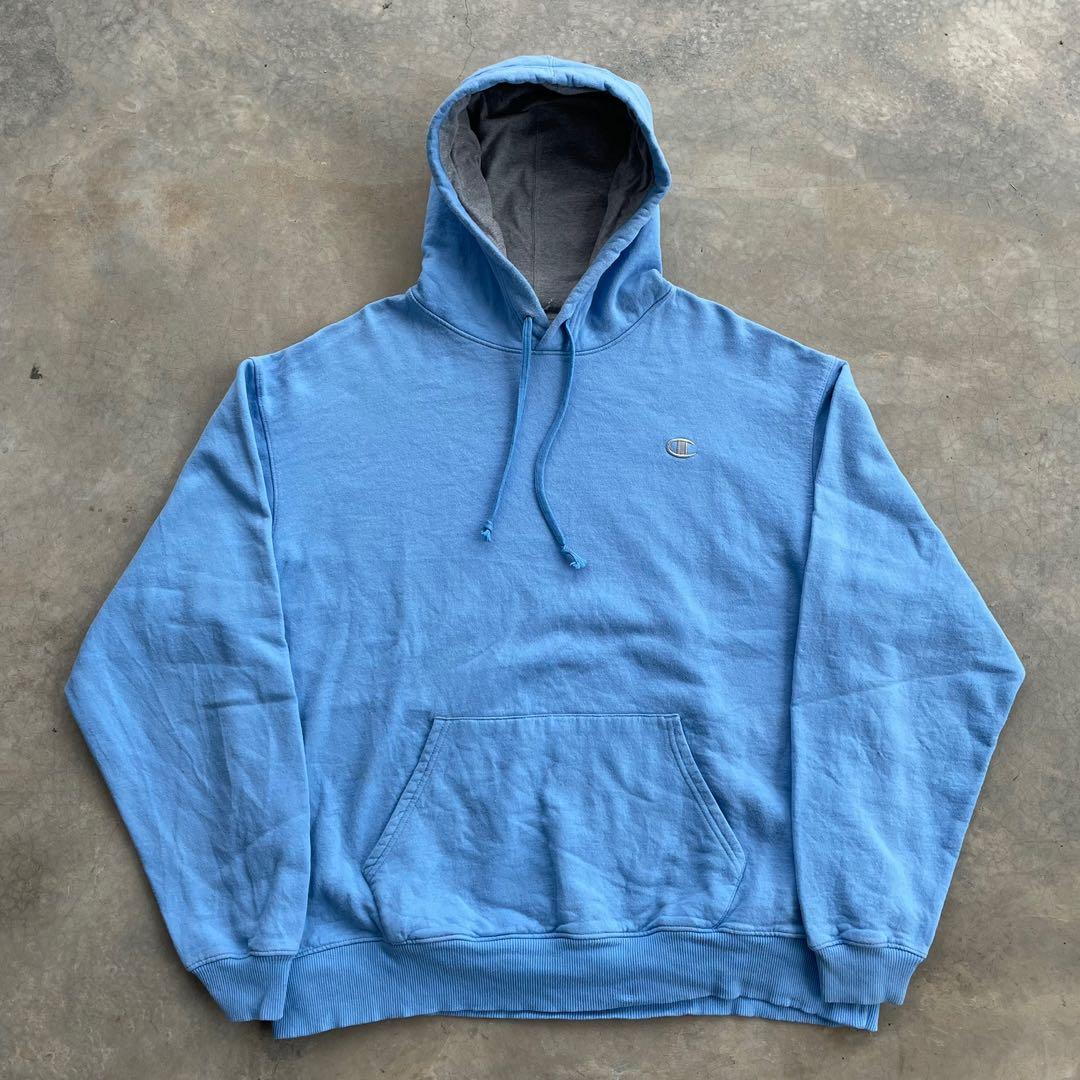 Champion hoodie baby blau hot sale