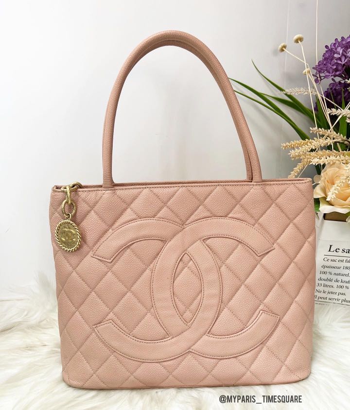 Chanel Medallion Tote Bag Pink