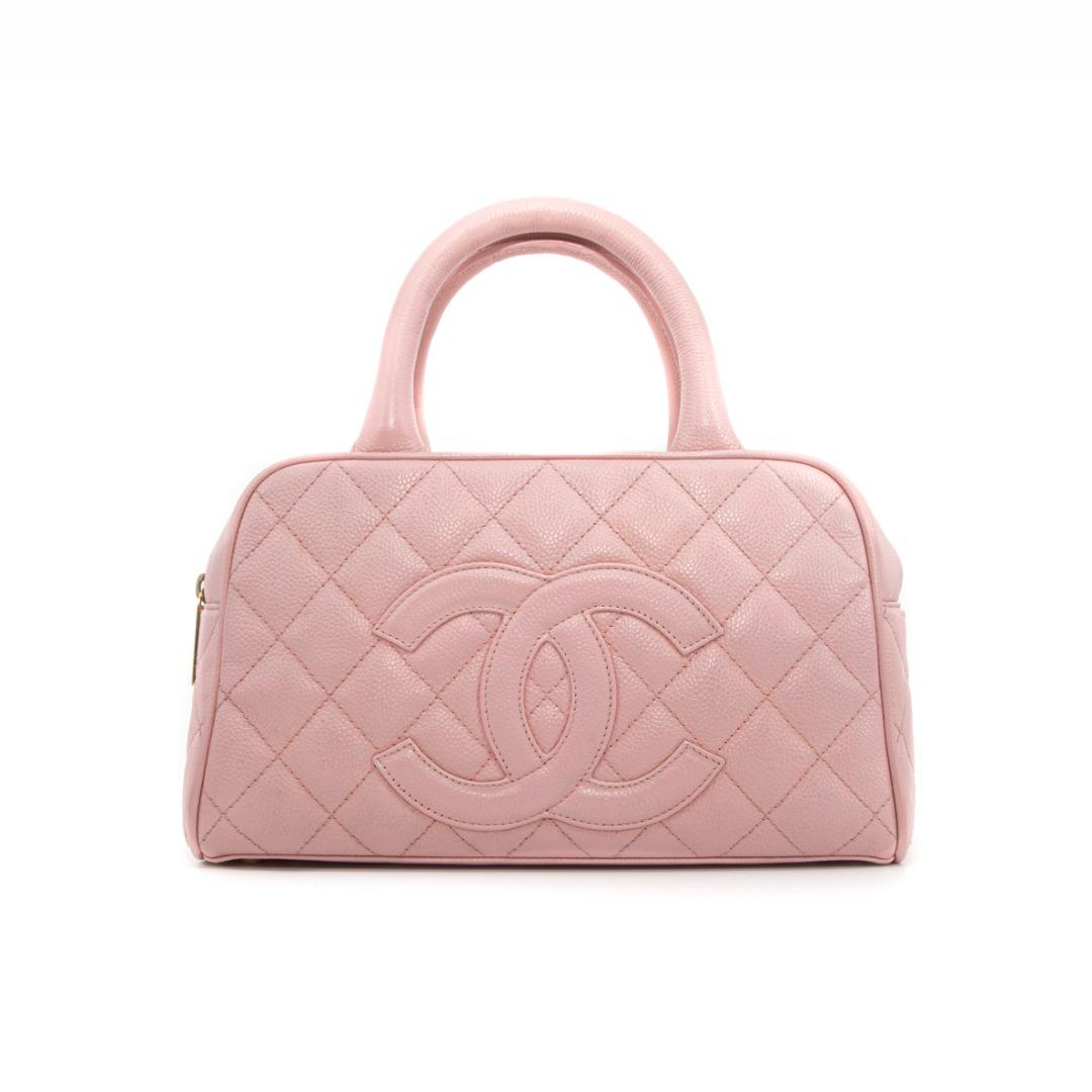 CHANEL, Bags, Chanellambskin Quilted Jumbo Double Flap Light Pink