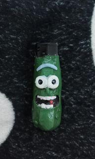 Chunky Clay Lighter - Pickle Rick