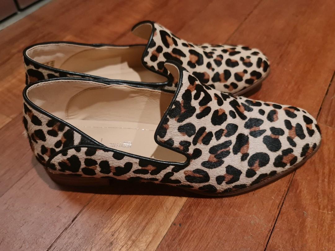 Clarks leopard shop