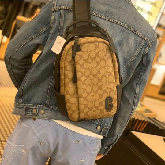 Coach Edge Sling Pack, Men's Fashion, Bags, Sling Bags on Carousell