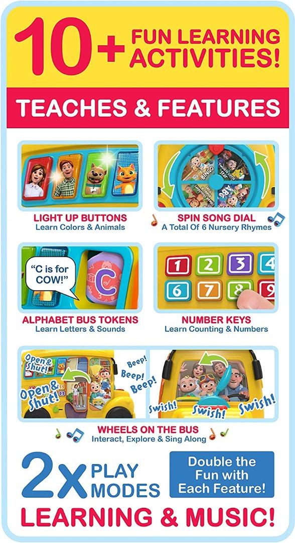 Cocomelon Ultimate Learning Bus, Hobbies & Toys, Toys & Games on Carousell