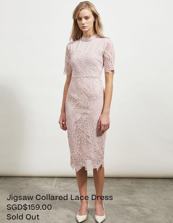 Jigsaw lace shop dress