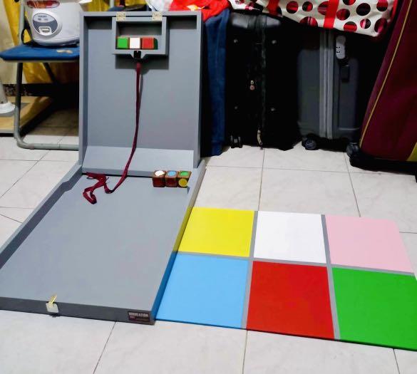 COLOR GAME BOARD (Category: Other Home Furniture) located in Quezon City. Submitted by krivera25 (Listing ID 1177639067, Image 1). Description: Color game board with 2 sets of dice (square & circle) Complete set ✔️ RFS: FOR FAMILY GAMES PURPOSE ONLY. NEED CASH 2500 NEGO. COMPLETE SET ACTUAL PHOTOS POSTED Meetup: Cubao or nearby areas Pickup: Cubao QC location ✔️ Delivery: Lalamove/Grab ✔️ 0917.755.6776 pm me 👍🏼.