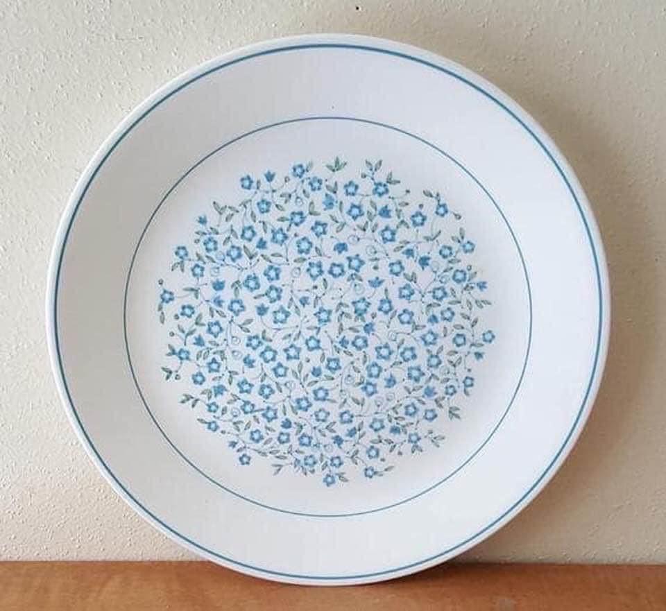 Corelle Blue Heather 8.5 inch Vintage 1977 Furniture Home