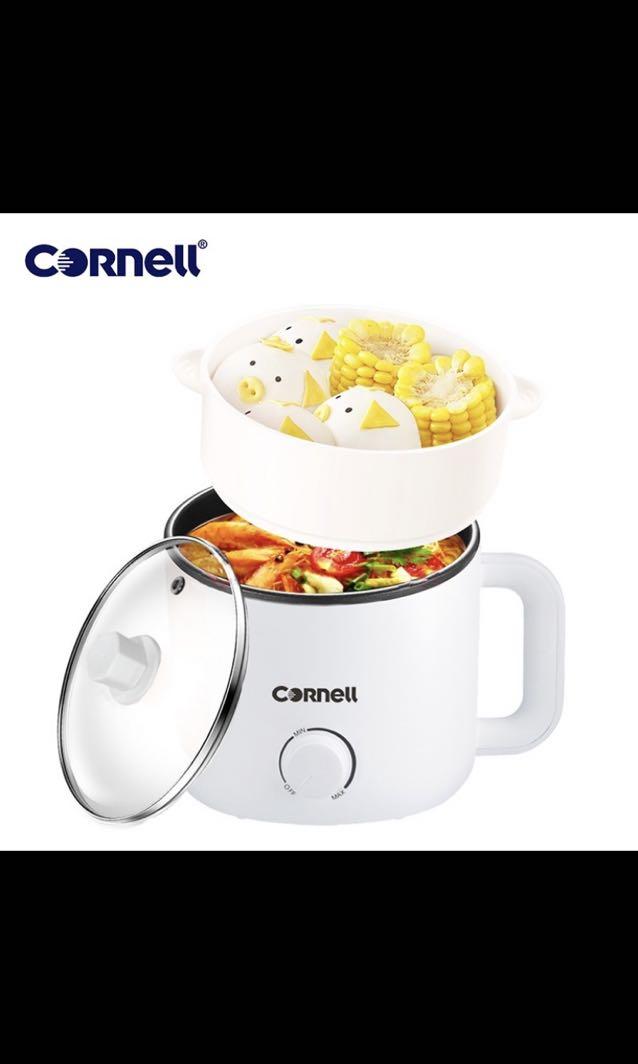 Cornell 1.5L Mini Multi Cooker with Steam Tray Personal Steamboat