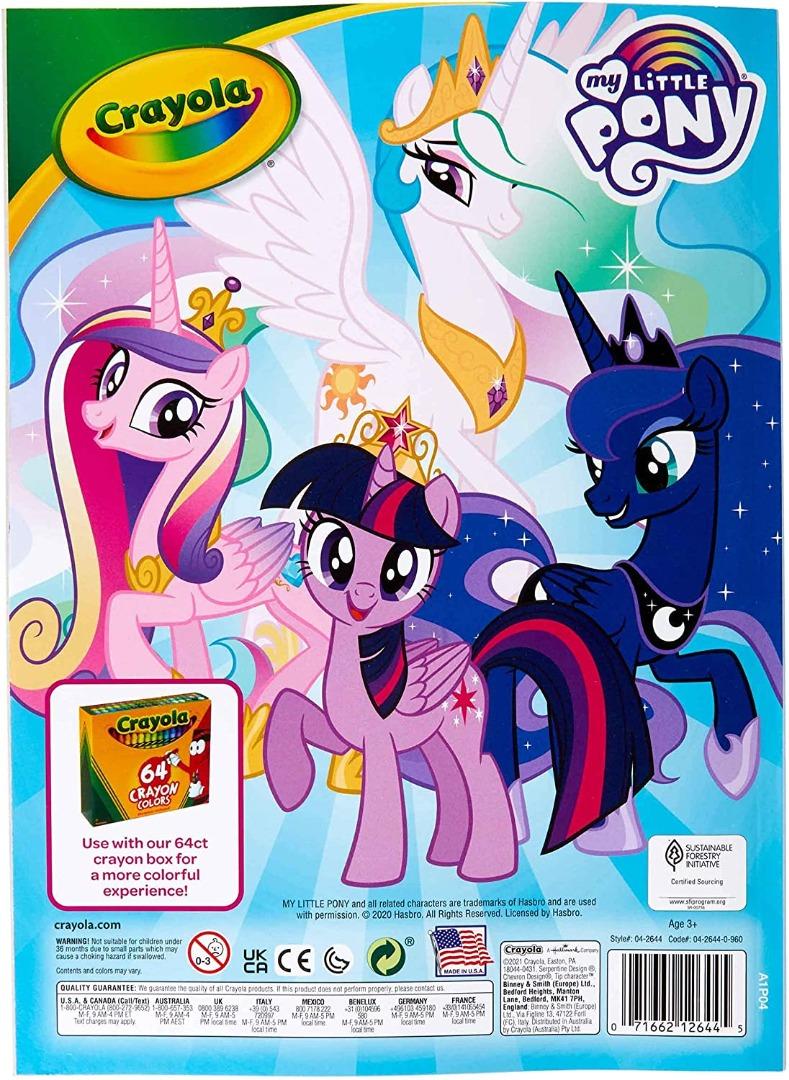 Crayola My Little Pony Coloring Book with Stickers Party Favors - 10 ...