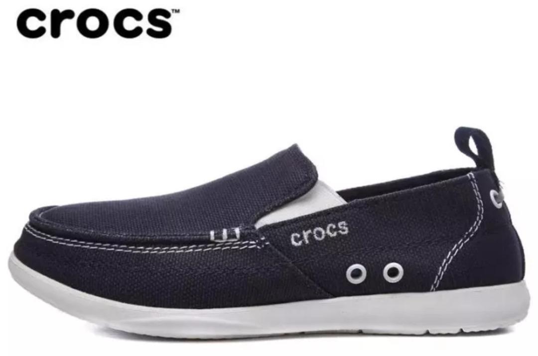 Croc canvas slip ons hot sale