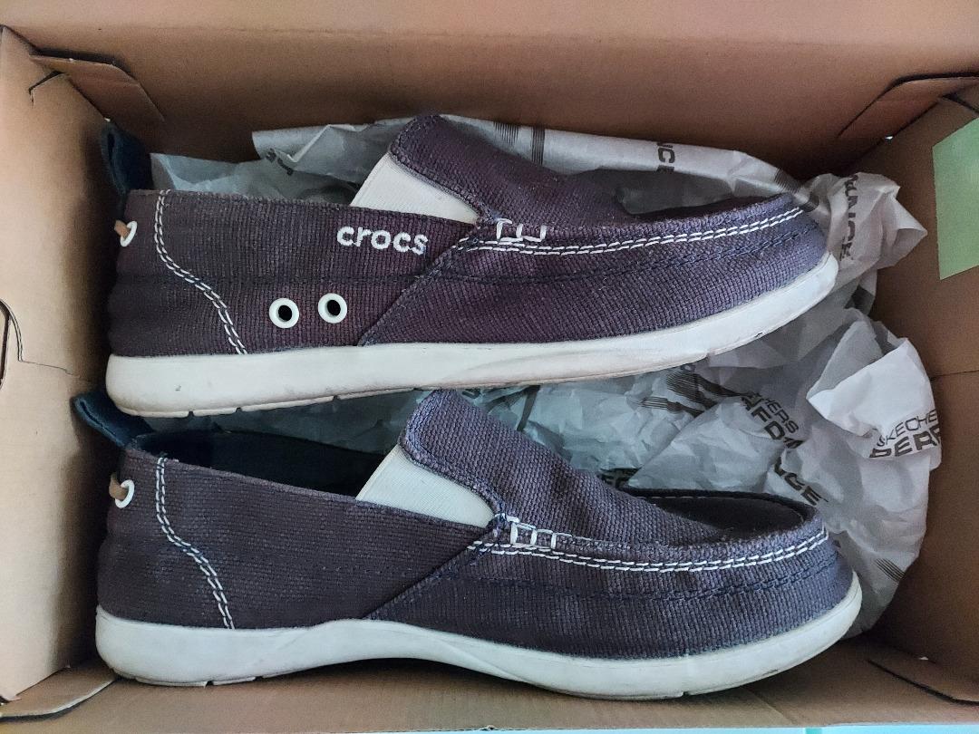 Crocs men's canvas shoes on sale
