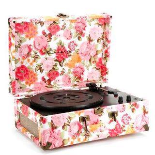 Crosley Keepsake Portable USB Turntable Pink Floral