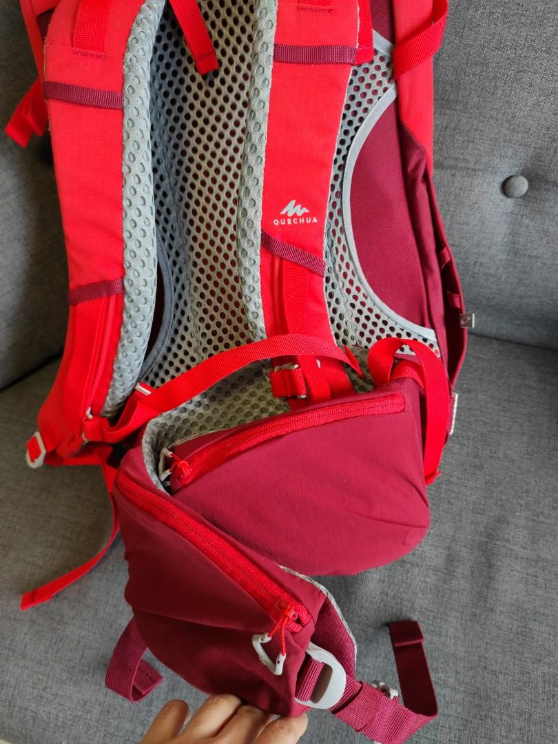 Decathlon Quechua 20L coral backpack, Women