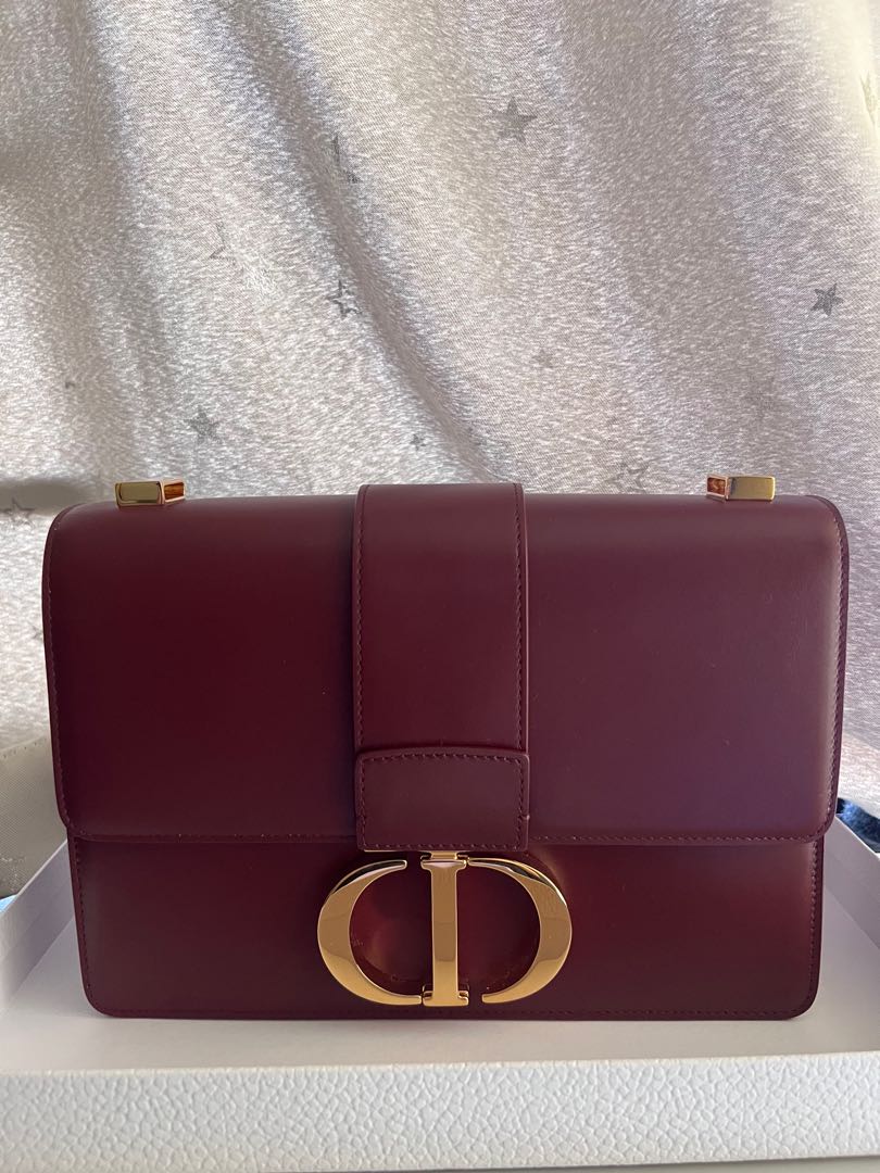 Dior 30 Montaigne burgundy