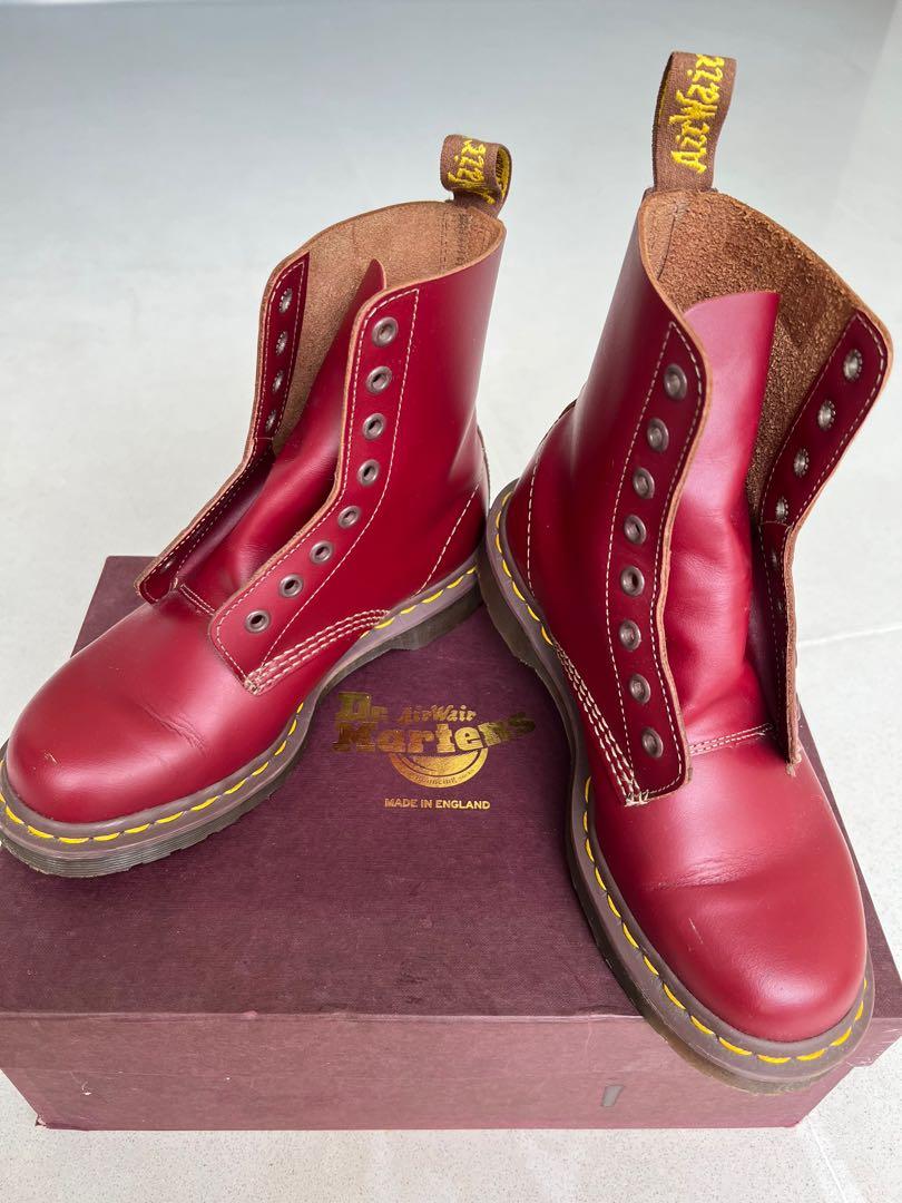 Dr Martens 1460 Oxblood 8 Eyelet Boot, Women's Fashion, Footwear, Boots