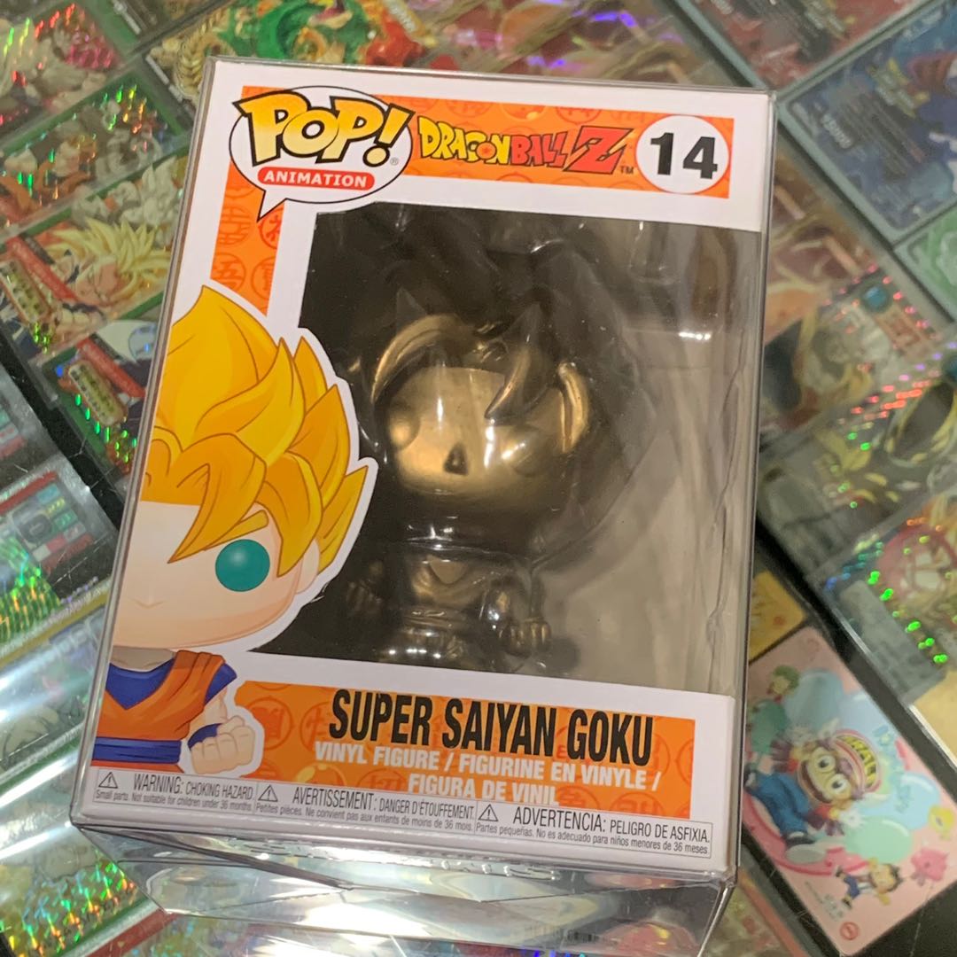 Gold goku pop sale