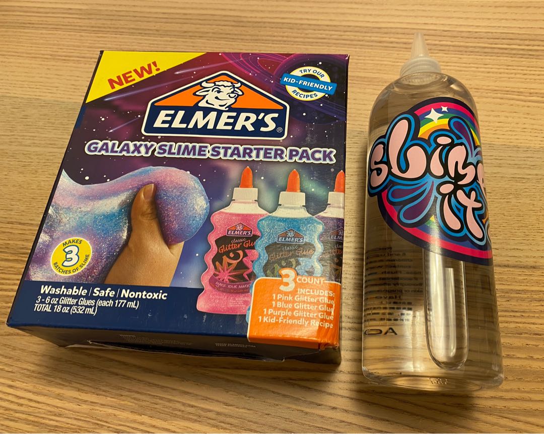 Elmer's Galaxy Glitter Glue Slime Starter - 3 pack