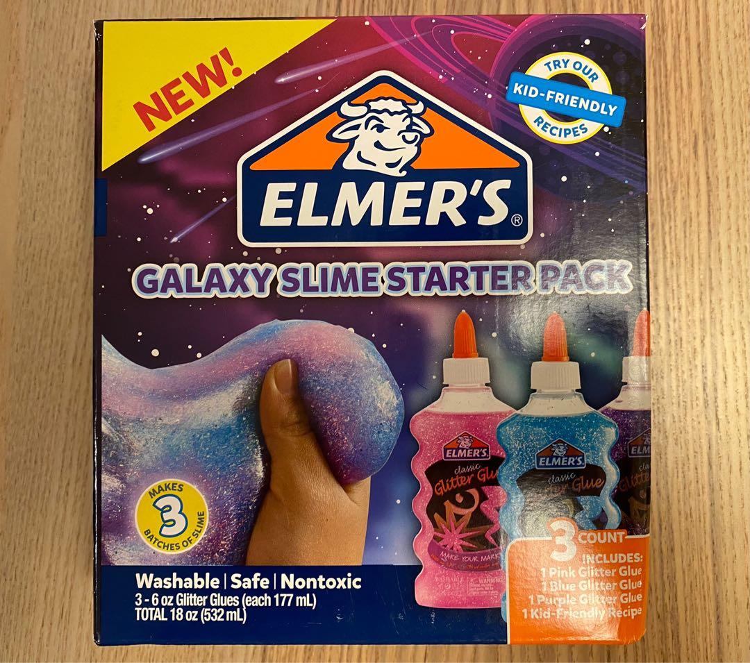 Elmer's Galaxy Glitter Glue Slime Starter - 3 pack