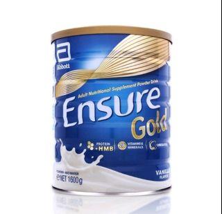 Ensure Gold Vanila 850g Exp 10/20/2023
