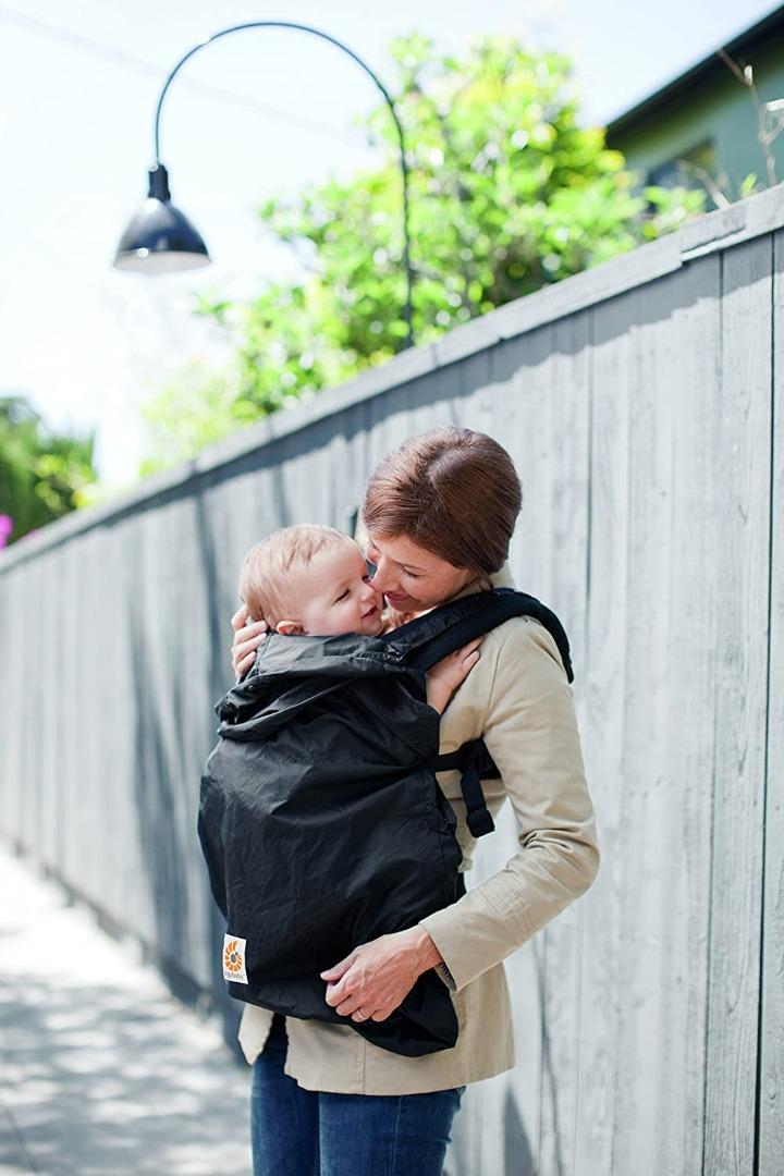 IS127 Ergobaby Water Resistant Baby Carrier Rain Cover Black Babies Kids Going Out Other Babies Going Out Needs on Carousell