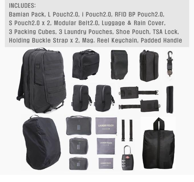 Eshena Bamian Pack 17 Heavy Travel Bundle, Men's Fashion, Bags