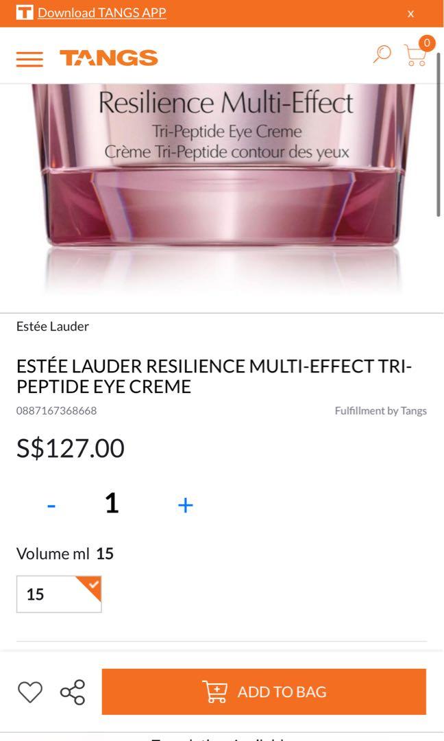 Estee lauder face cream eye revitalizing supreme bright resilience