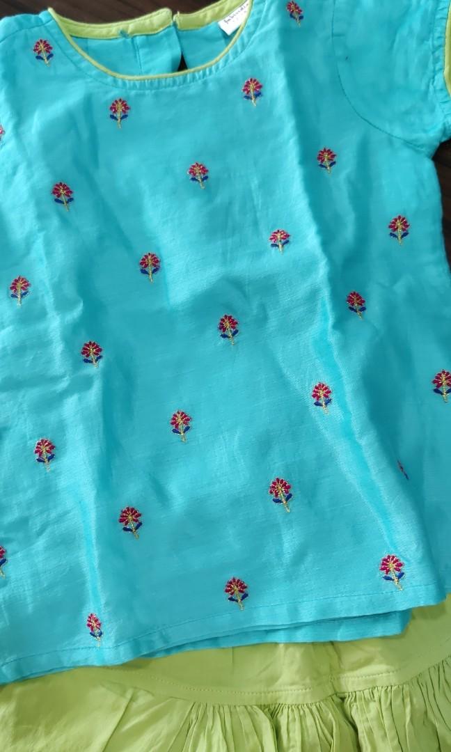 Fab India girl panjabi suit 1218 months, Babies & Kids, Babies