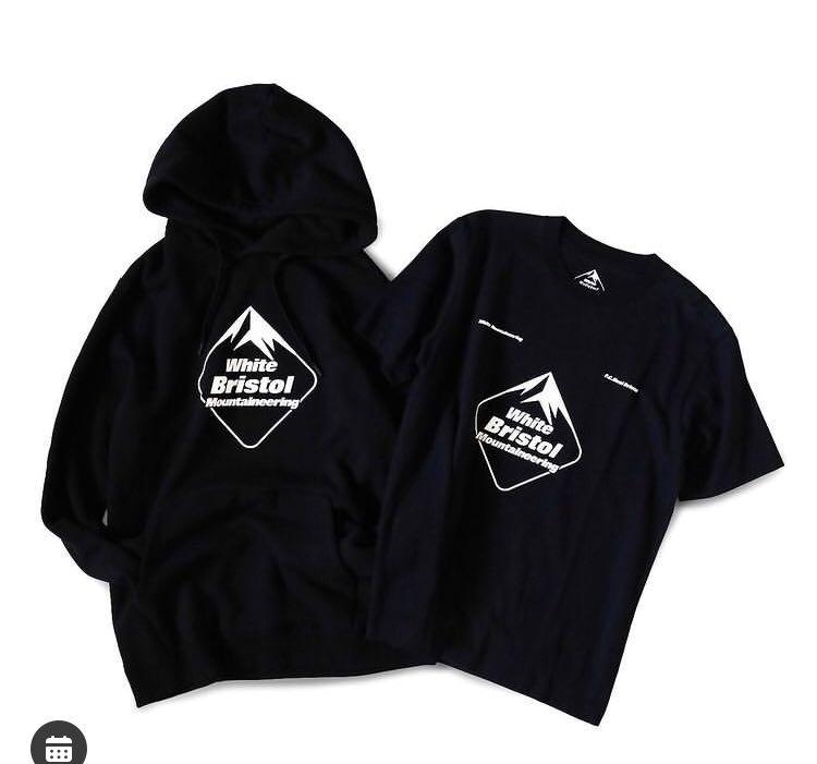 F.C.Real Bristol x White Mountaineering EMBLEM TEE AND HOODIE 10/8 ...