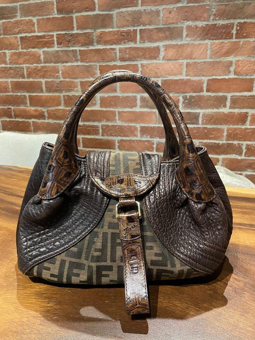 Fendi zucca sales spy bag
