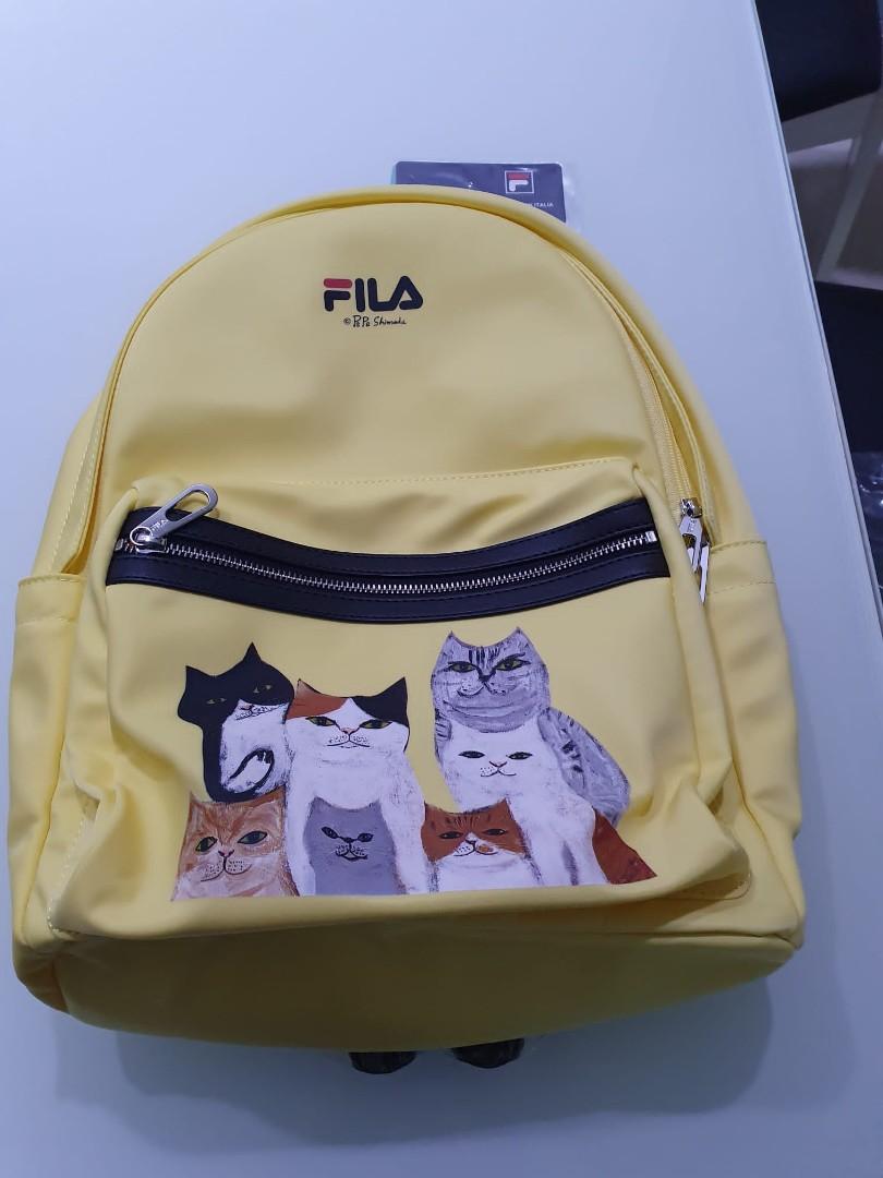 Yellow fila backpack new arrivals
