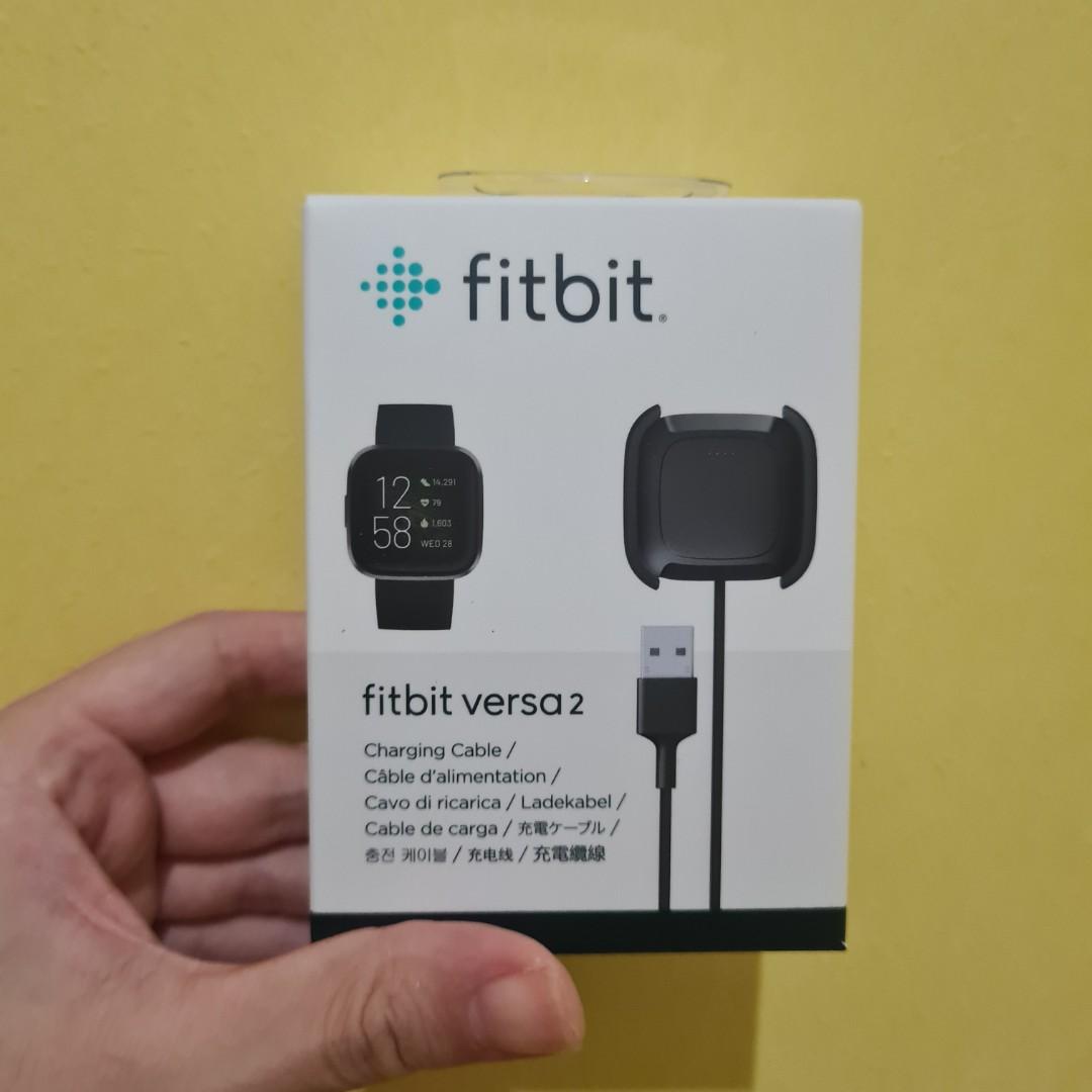 Fitbit Versa Charging Cable, Luxury, Watches on Carousell