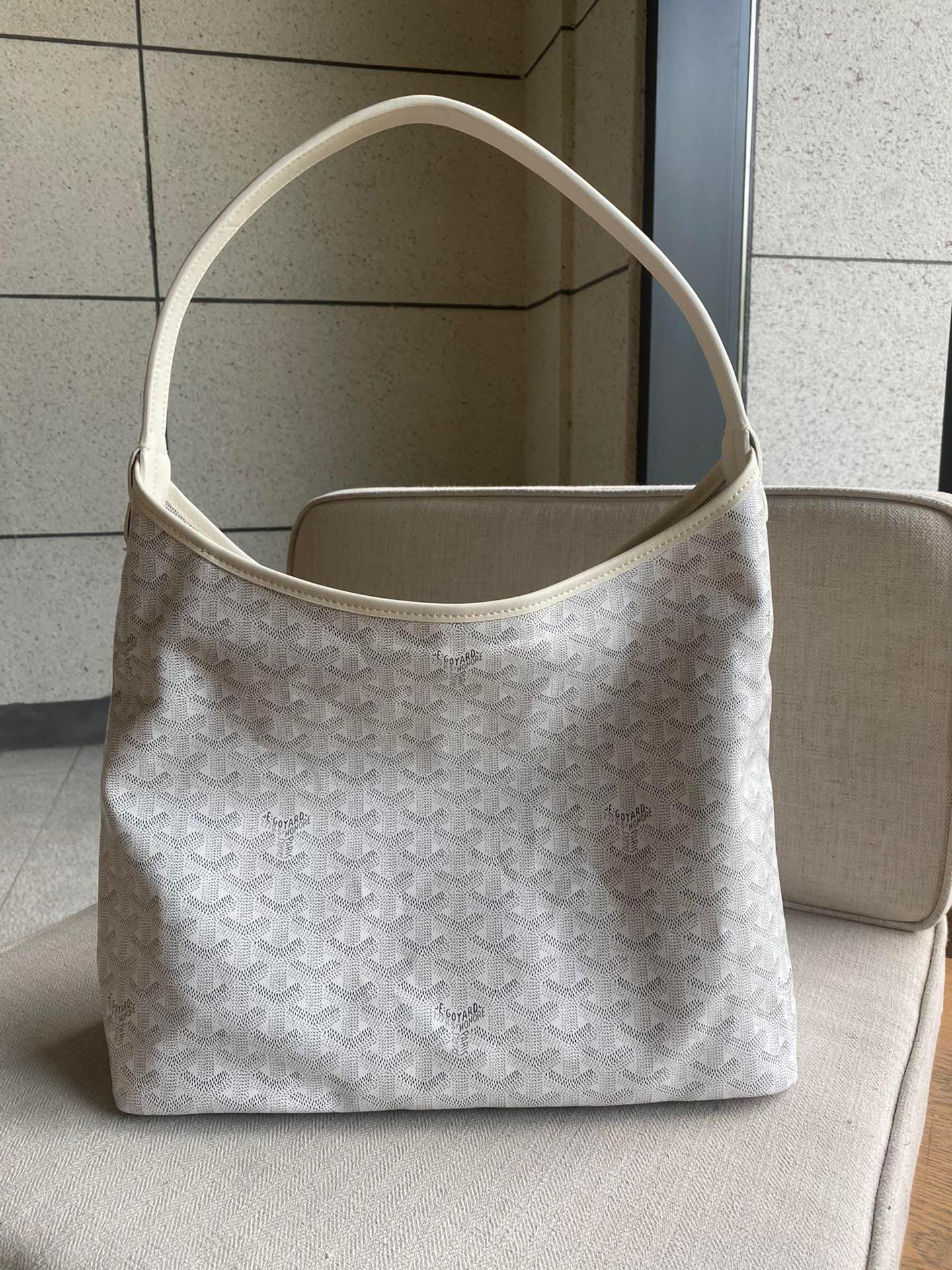 GY Hobo Tote Shoulder Bag in White Goyard🤍, Women's Fashion, Bags