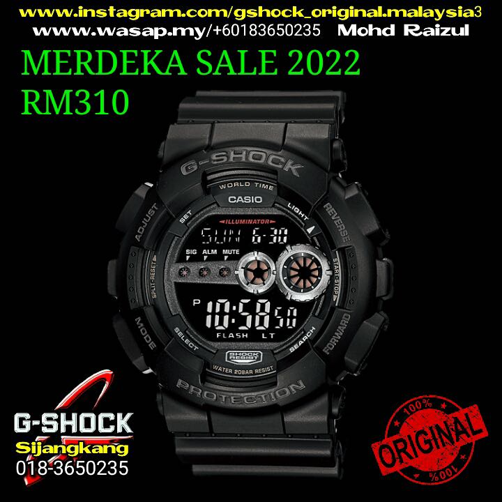 Harga g shock 2025 gd 100 original