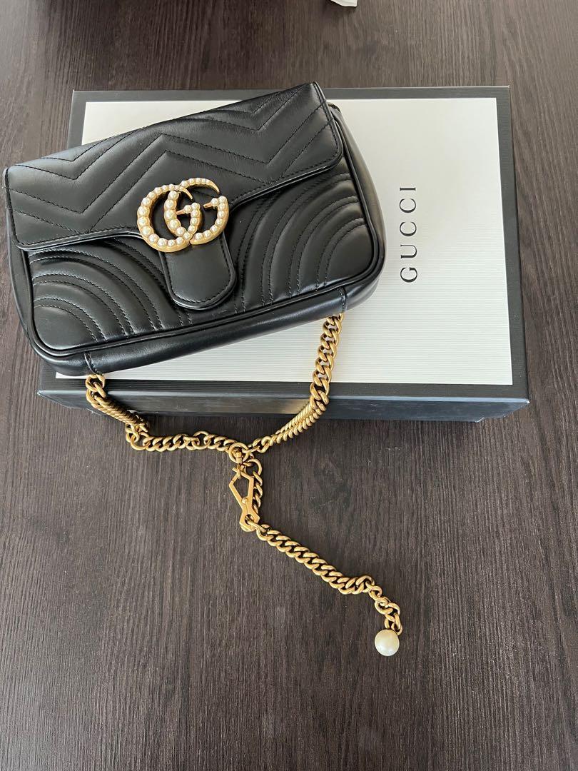 Gucci GG Mormont Pearl Belt Bag