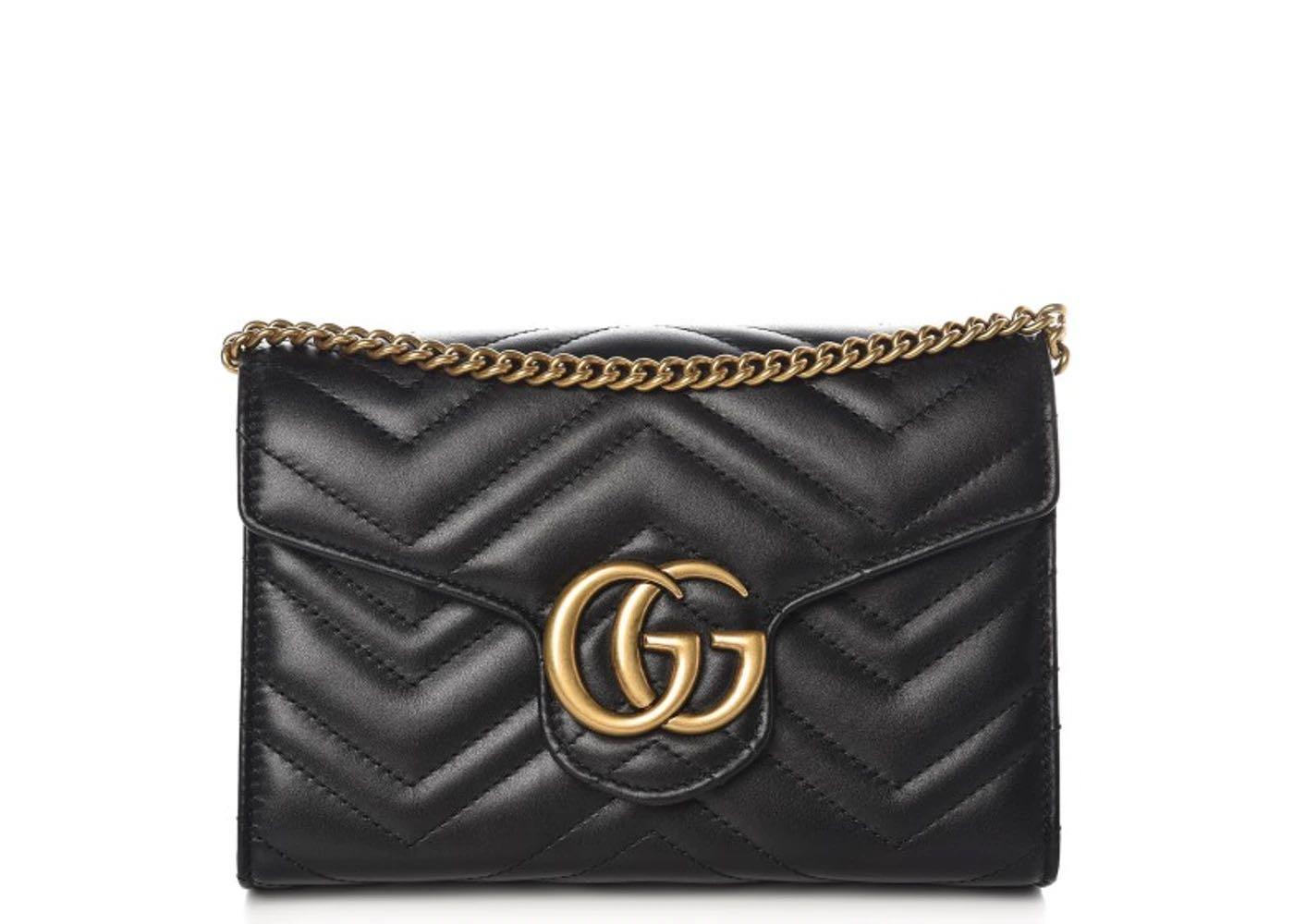 Gg marmont matelassé new arrivals leather wallet