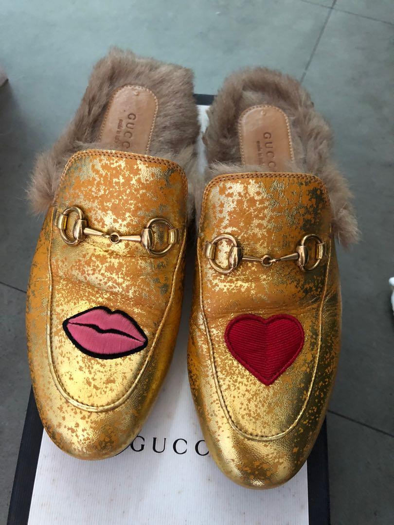 Gucci Princetown mules slip on loafers