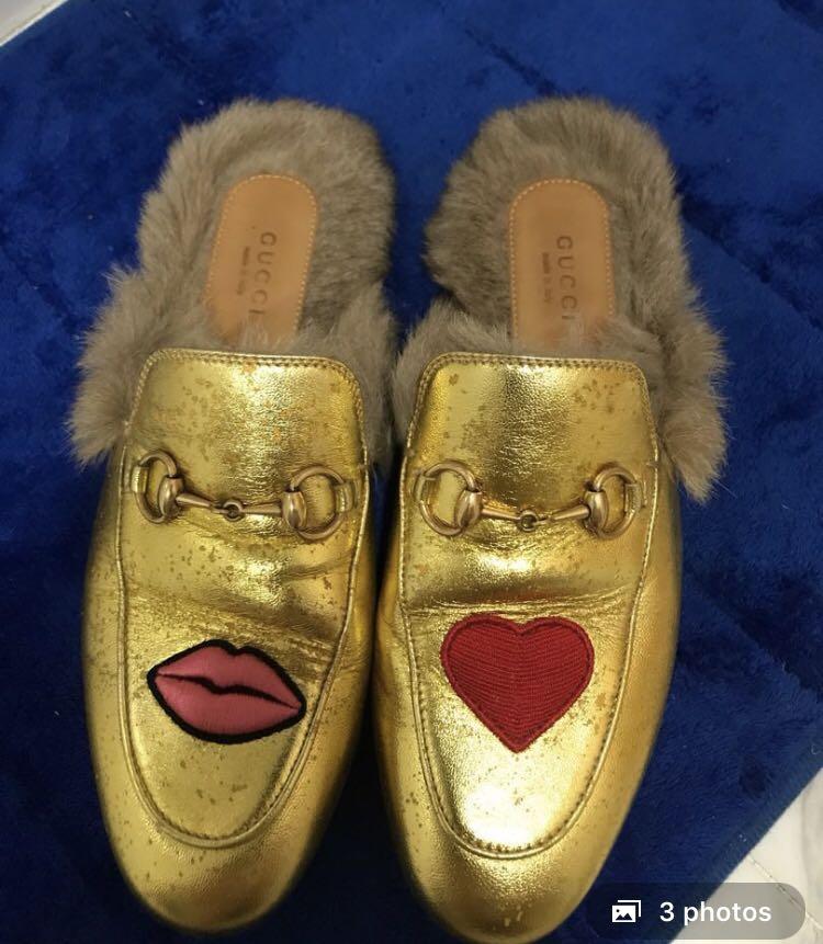 Gucci Princetown mules slip on loafers