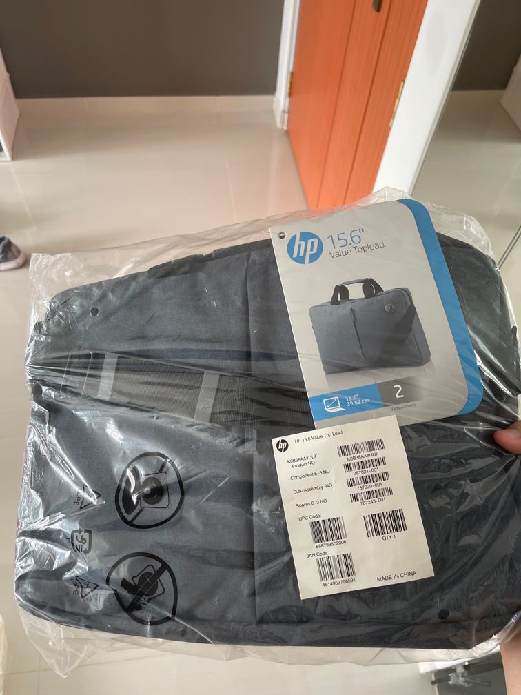 HP 15.6” Grey Laptop bag, Computers & Tech, Parts & Accessories, Laptop