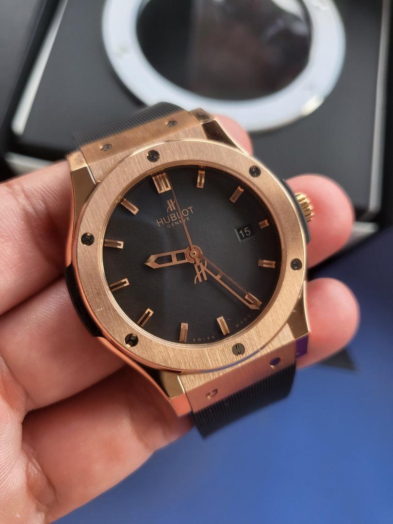 Hublot 18k discount rose gold