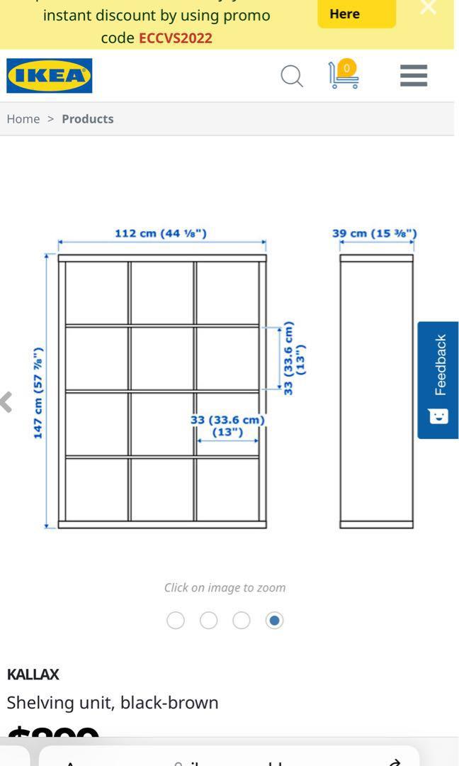 Ikea 12 cubicle shelving unit, 傢俬＆家居, 傢俬, 書櫃、櫃子及架 Carousell